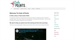 Desktop Screenshot of codeofpoints.com