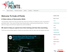 Tablet Screenshot of codeofpoints.com